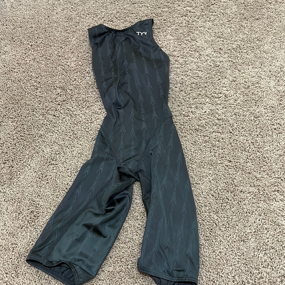 Woman’s TYR tech suit